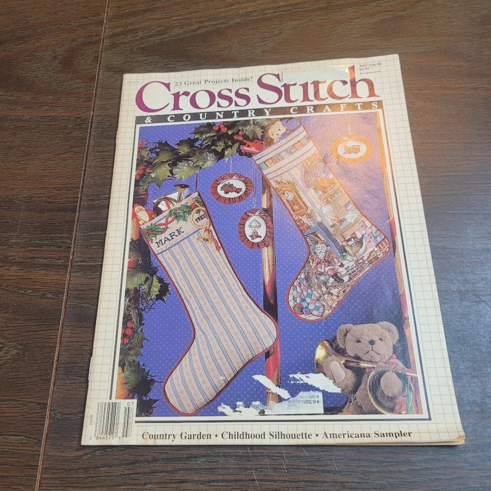 Vintage Cross Stitch & Country Crafts Magazine